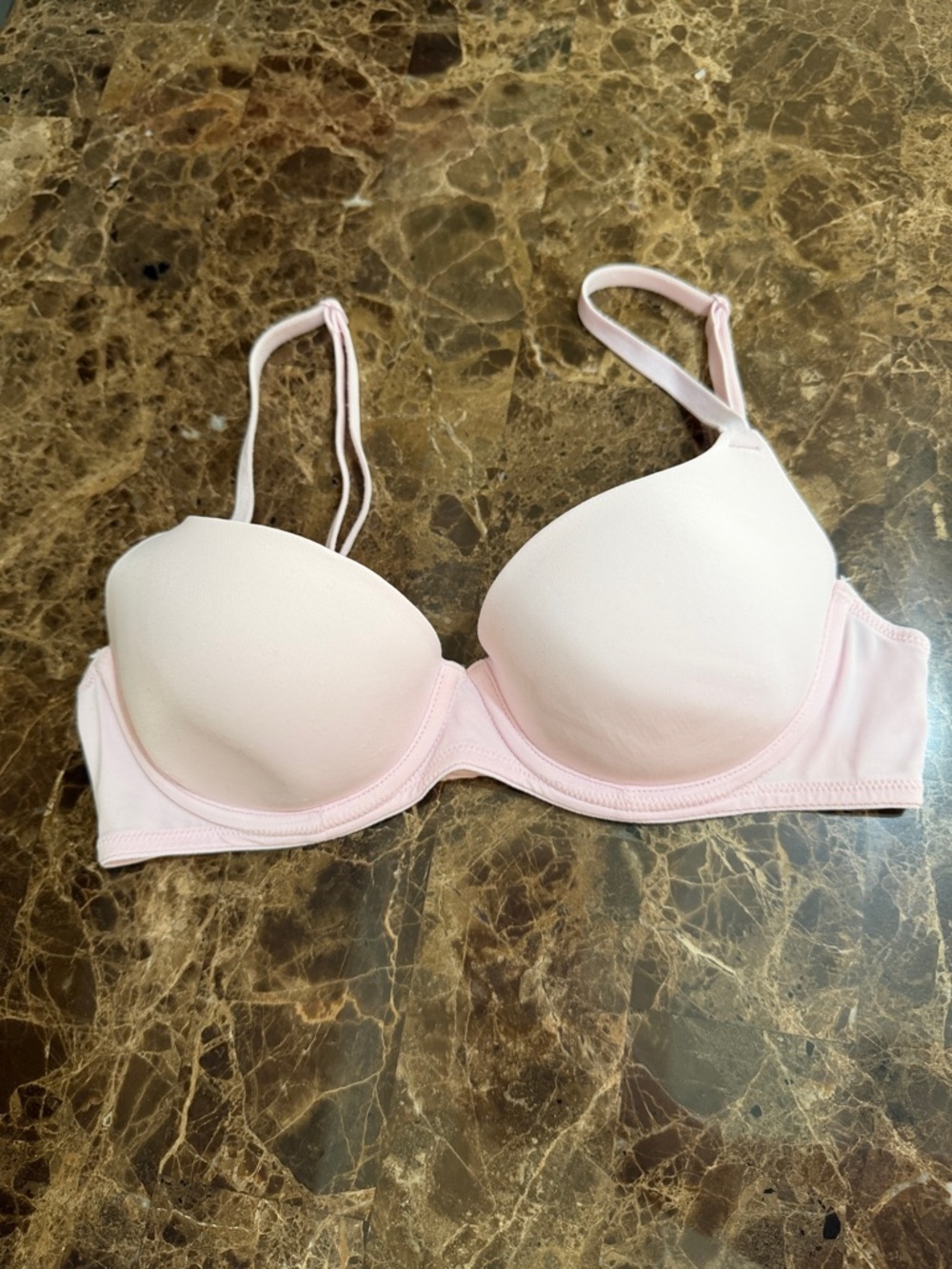 PINK VS Wear Everywhere Lightly Lined Pink T-Shirt Bra 32B